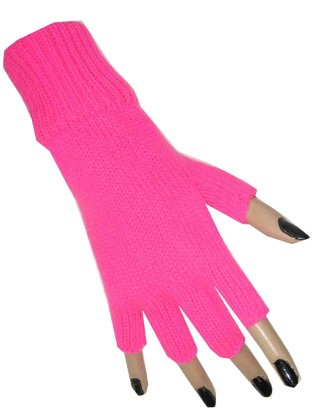 Vingerloze Handschoenen Pink