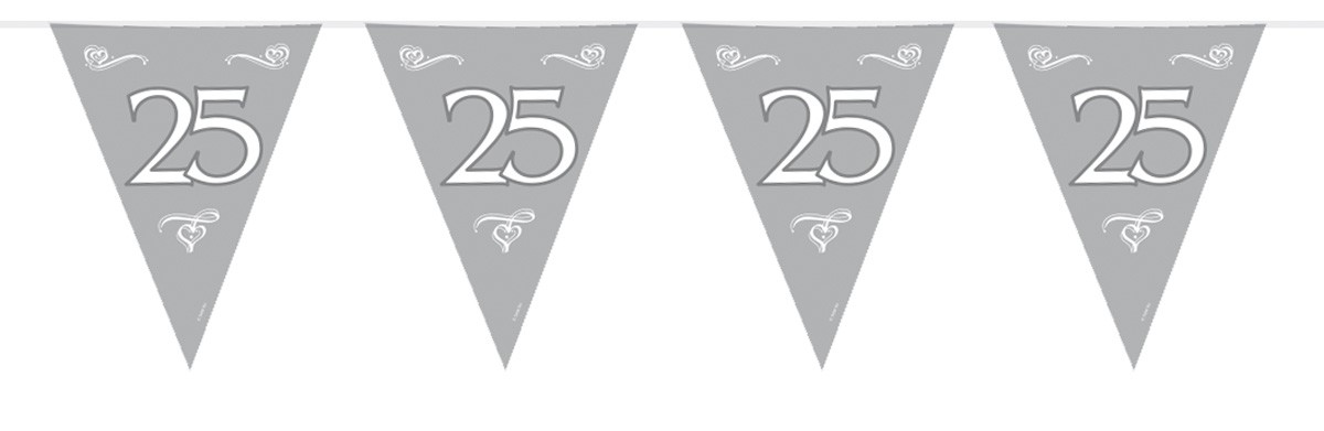 Vlaggenlijn 25 Jaar Zilver