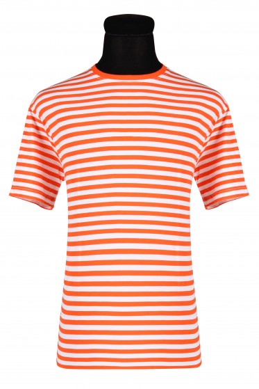Shirt Oranje-Wit Gestreept
