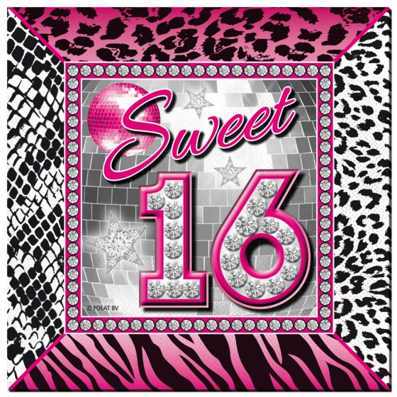 Servetten Sweet 16