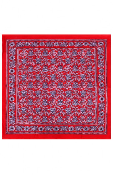 Boerenzakdoek/Bandana motief rood