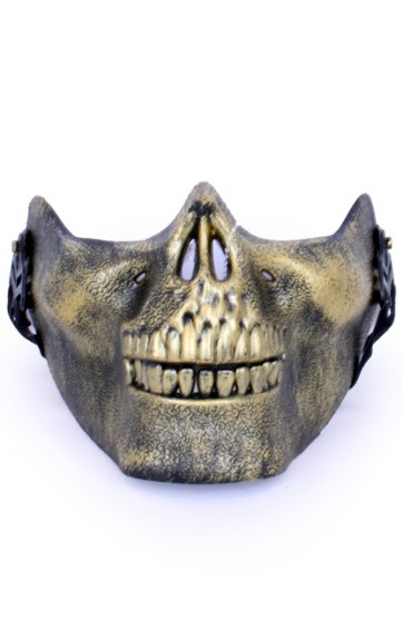 Halfmasker-Onderkaak Goud