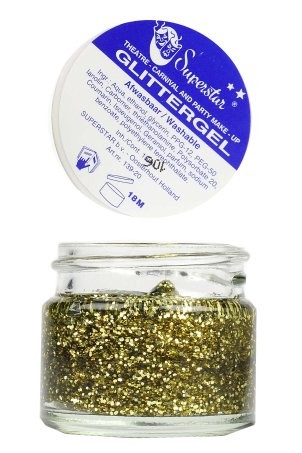 Face-en Bodygel Glittergoud