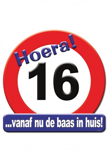 Hulde-Schild 16 Jaar