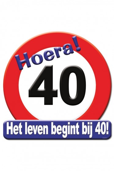 Hulde-Schild 40 Jaar