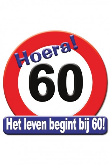 Hulde-Schild 60 Jaar