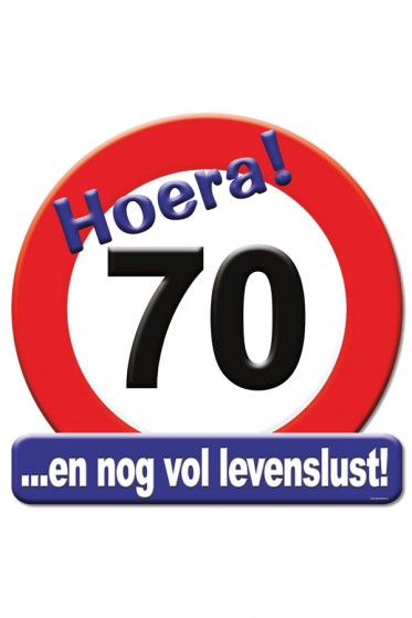 Hulde-Schild 70 Jaar