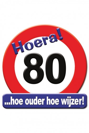 Hulde-Schild 80 Jaar