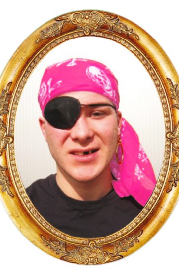 Bandana-Piraat Pink