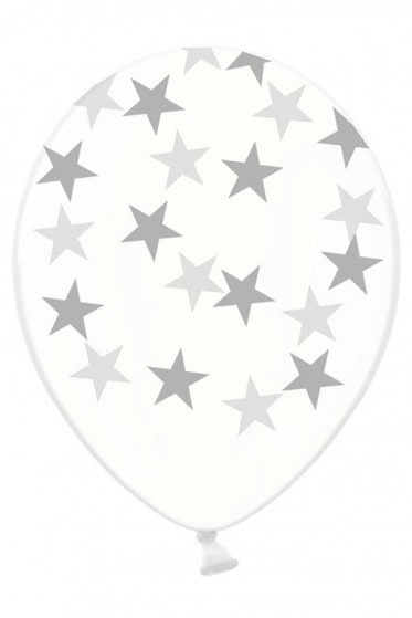 Ballonnen Ster Zilver