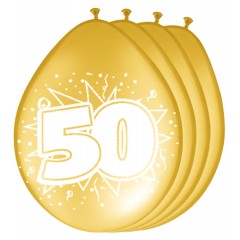 Ballonnen 50 Jaar Goud