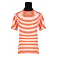 Shirt Oranje-Wit Gestreept