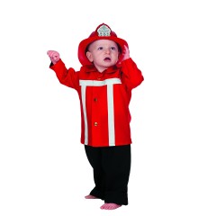 Brandweer baby rood