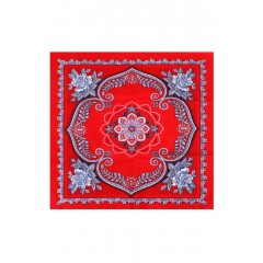Boerenzakdoek/Bandana motief rood