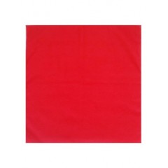 Zakdoek/Bandana effen rood