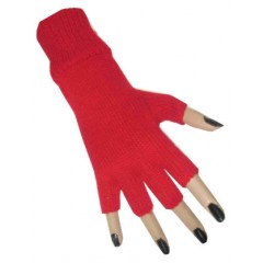 Vingerloze Handschoenen Rood