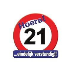 Hulde-Schild 21 Jaar