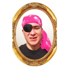 Bandana-Piraat Pink