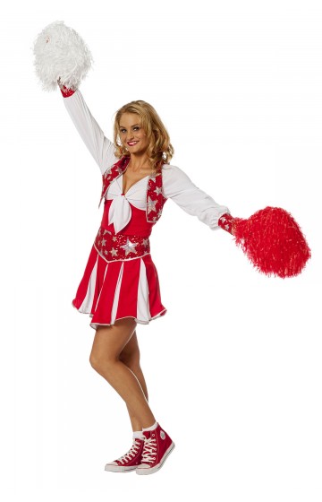 Cheerleader luxe rood